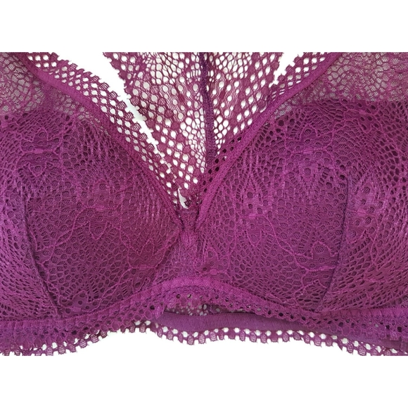 Victoria's Secret Purple Halter Bralette - Picture 3 of 13